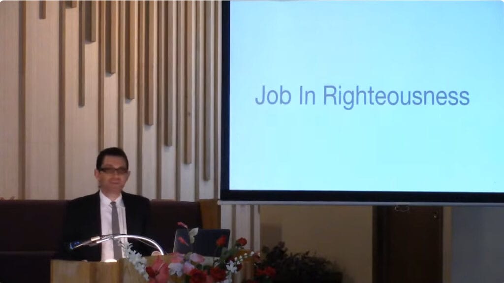 Book of Job Series – Job In Righteousness #2