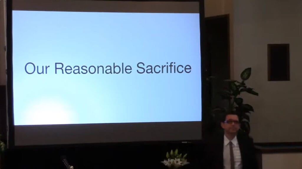 Our Reasonable Sacrifice