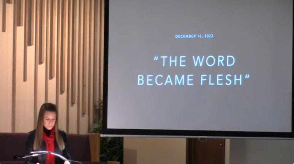 The Word Became Flesh